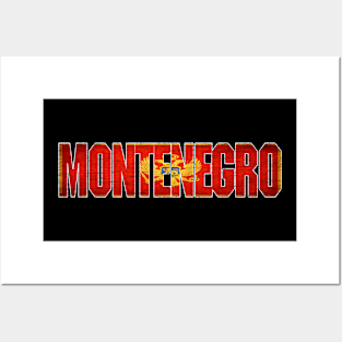 Montenegro Flag for Men Women Montenegro National Pride Posters and Art